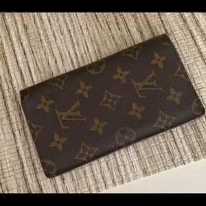 Louis Vuitton check book wallet